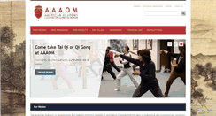 Desktop Screenshot of aaaom.edu