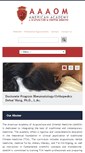 Mobile Screenshot of aaaom.edu
